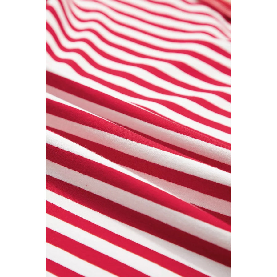 Striped Long Sleeve Casual Sweatshirt Apparel and Accessories