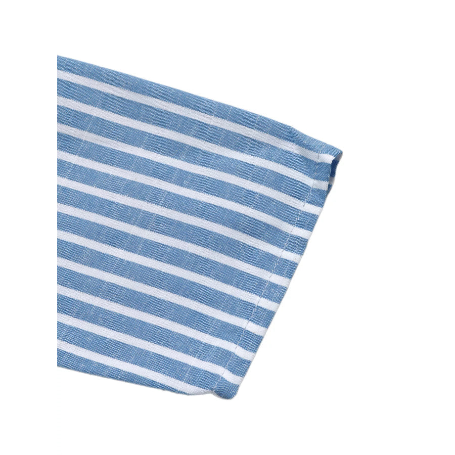Striped Long-Sleeve Ruched Mini Dress Apparel and Accessories