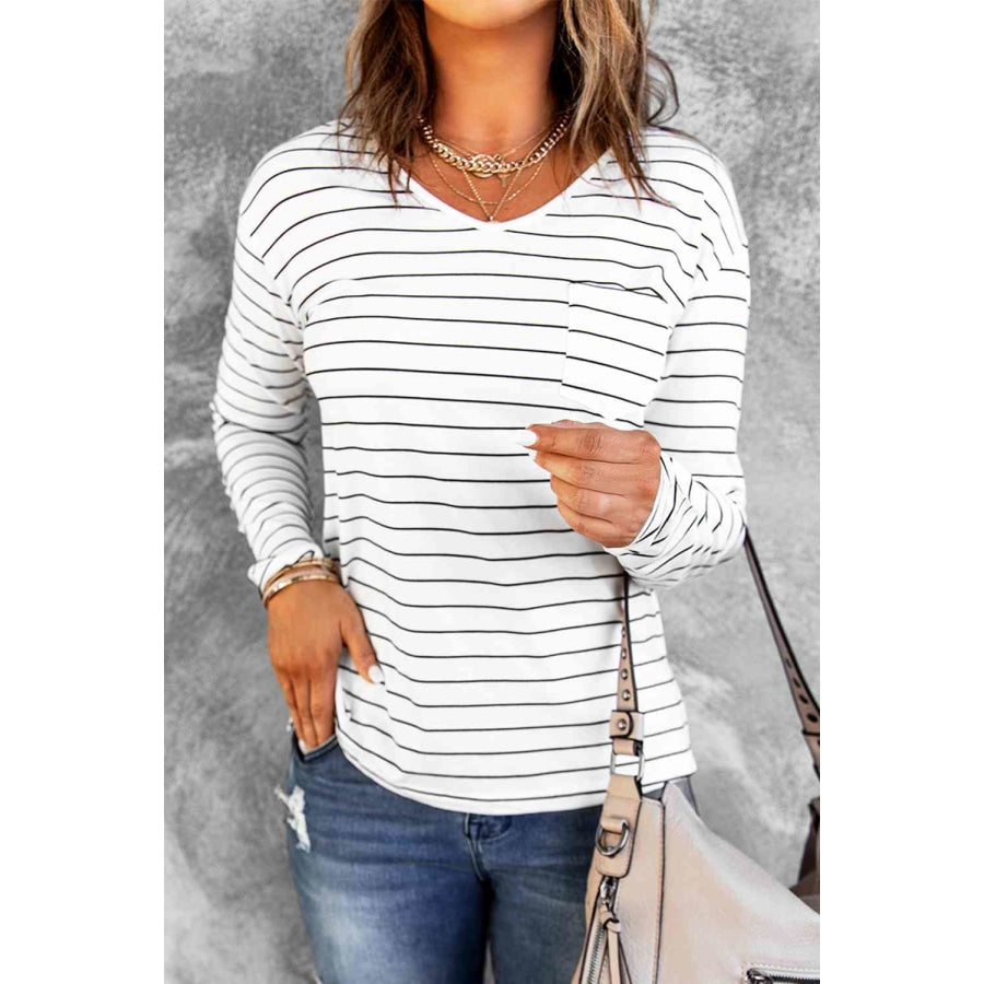 Striped Long Sleeve T-Shirt