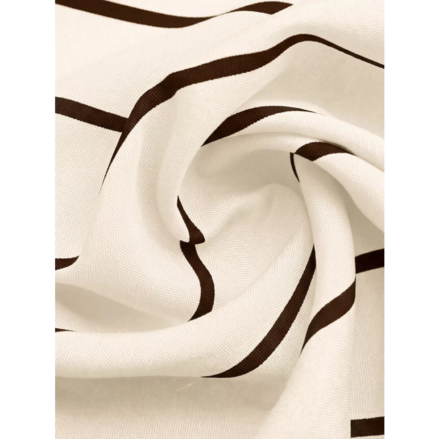 Striped Print Spaghetti Strap Maxi Dress Apparel and Accessories