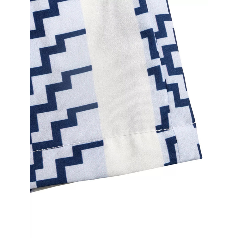 Striped Print Strapless Wide Leg Jumpsuit Apparel and Accessories