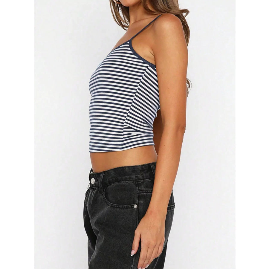 Striped Scoop Neck Cami Apparel and Accessories