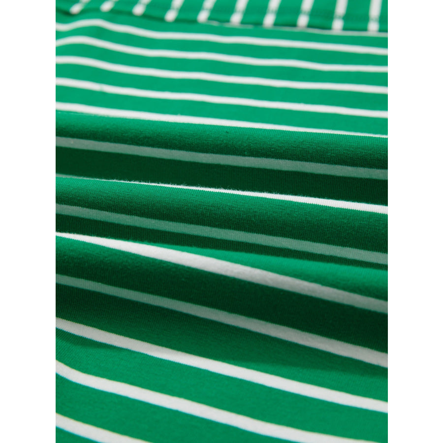 Striped Short Sleeve Relaxed-Fit T-Shirt Apparel and Accessories