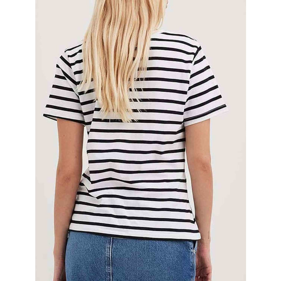 Striped Short Sleeve T-Shirt