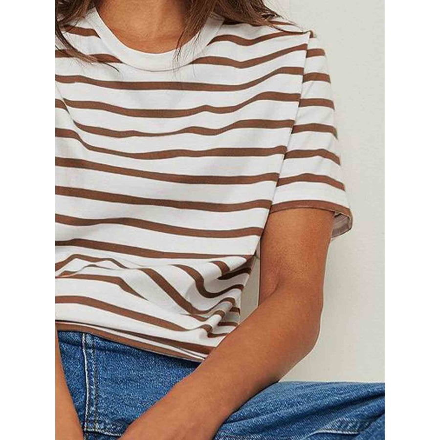 Striped Short Sleeve T-Shirt