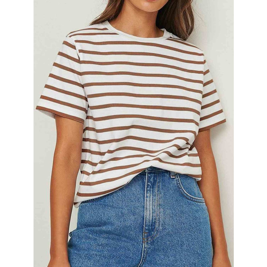 Striped Short Sleeve T-Shirt