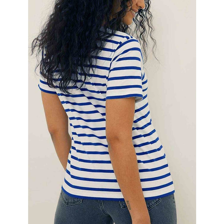 Striped Short Sleeve T-Shirt