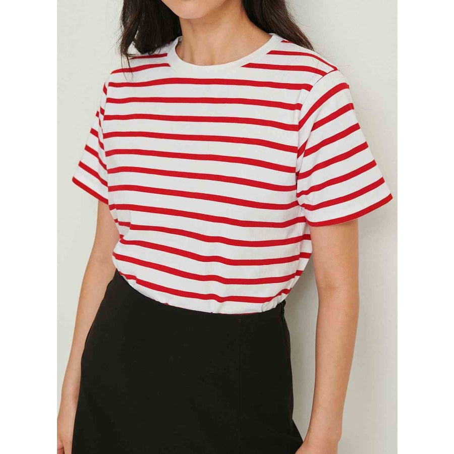 Striped Short Sleeve T-Shirt