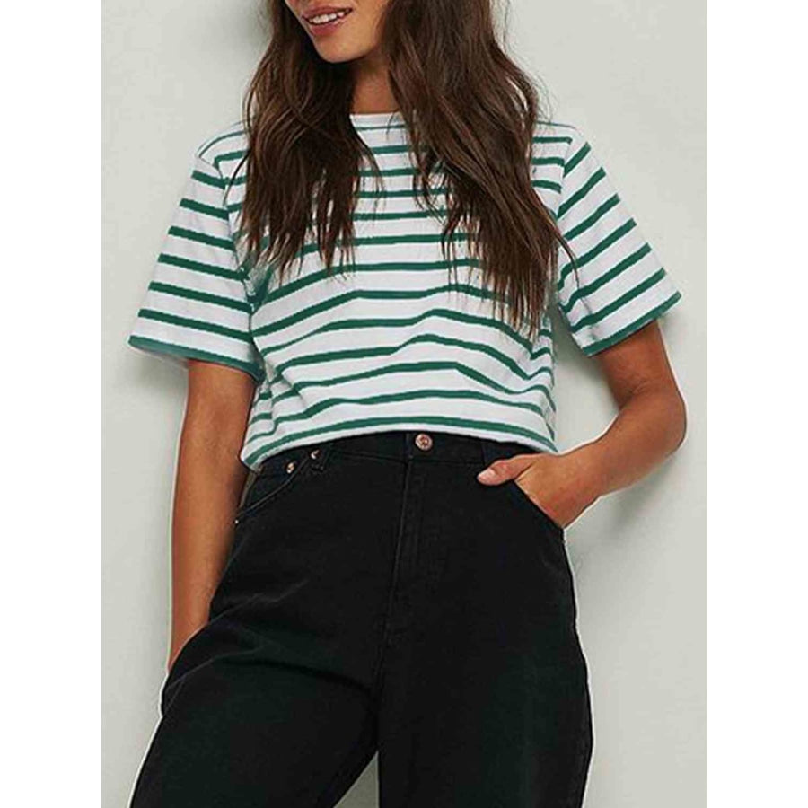 Striped Short Sleeve T-Shirt