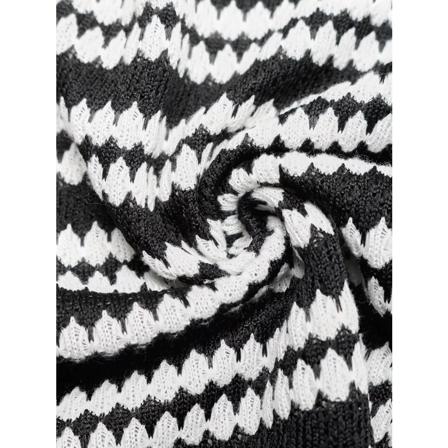Striped Sleeveless Bodycon Knit Maxi Dress Apparel and Accessories