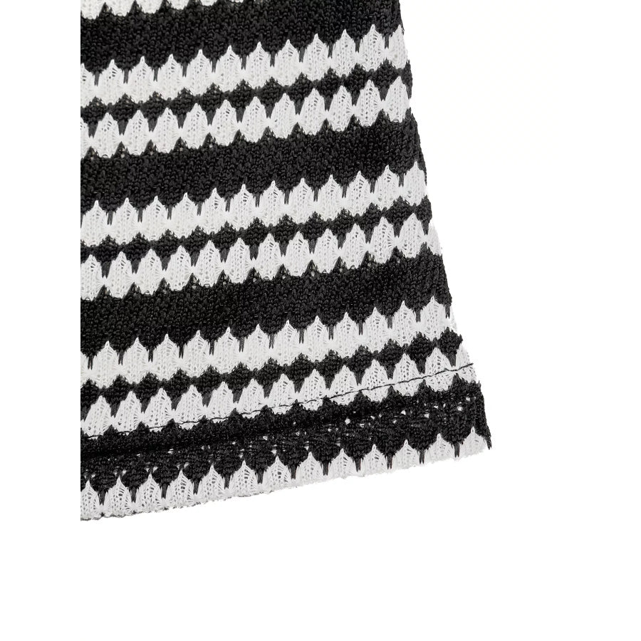 Striped Sleeveless Bodycon Knit Maxi Dress Apparel and Accessories