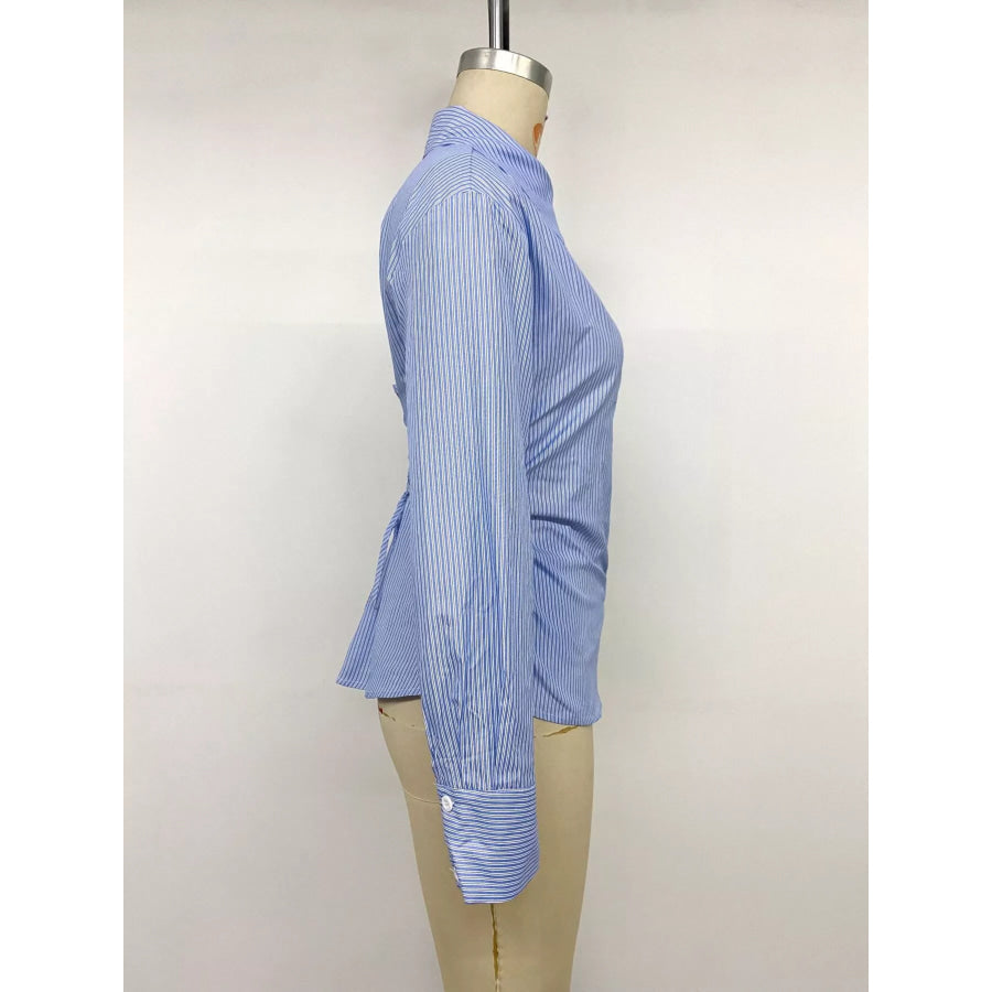 Striped Slim-Fit Button-Down Shirt Apparel and Accessories