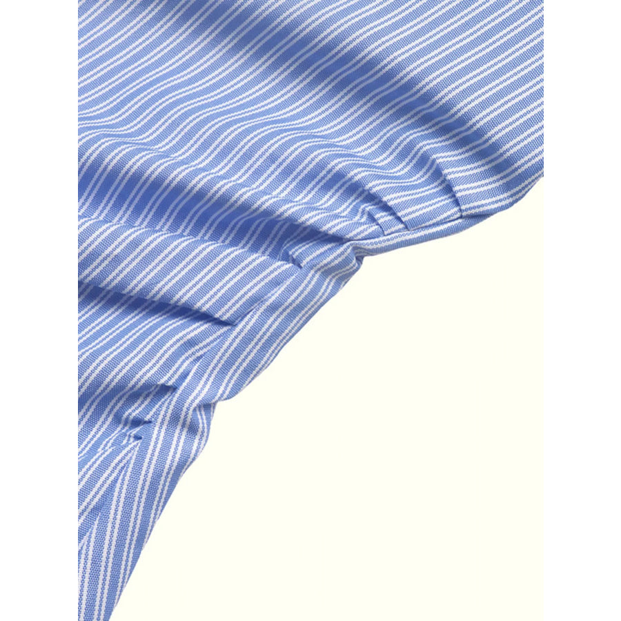 Striped Slim-Fit Button-Down Shirt Apparel and Accessories