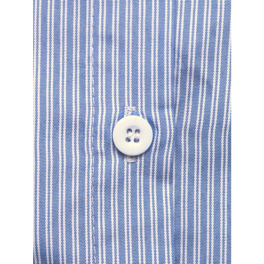 Striped Slim-Fit Button-Down Shirt Apparel and Accessories