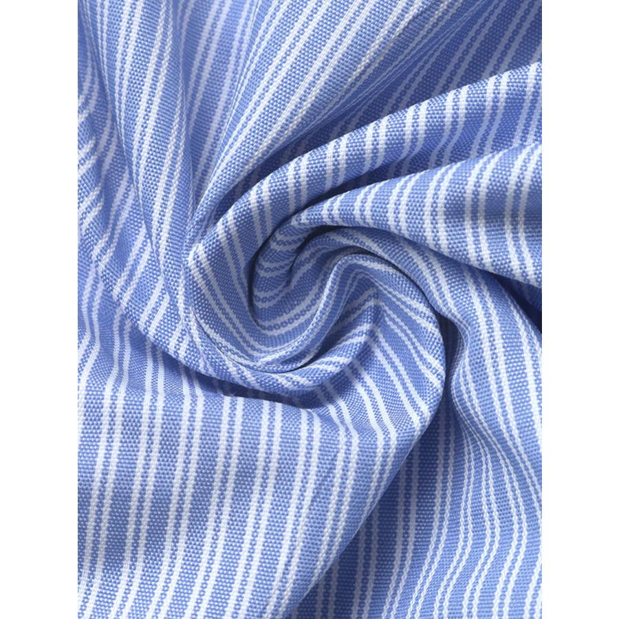Striped Slim-Fit Button-Down Shirt Apparel and Accessories