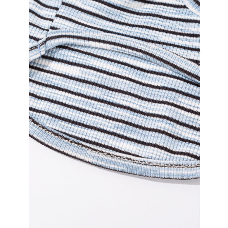 Striped Tied Pet Top Apparel and Accessories