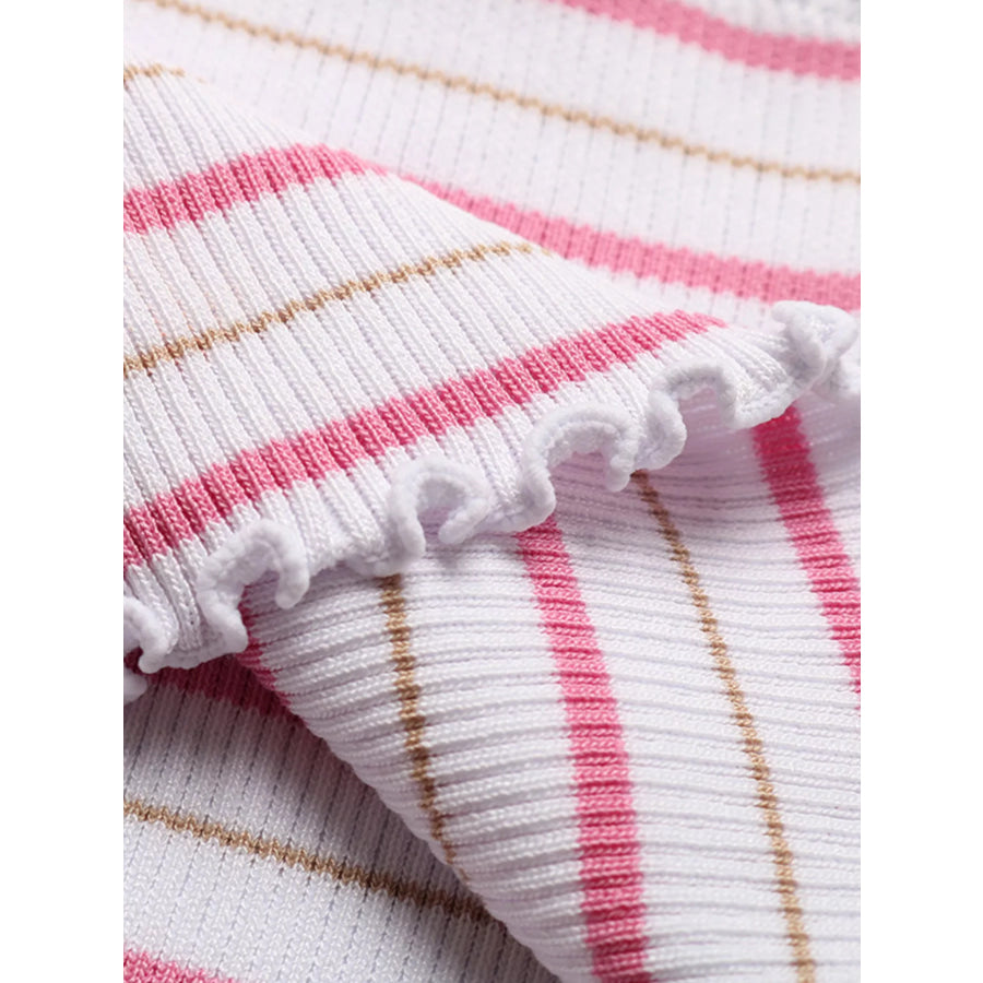 Striped Tube Top Apparel and Accessories