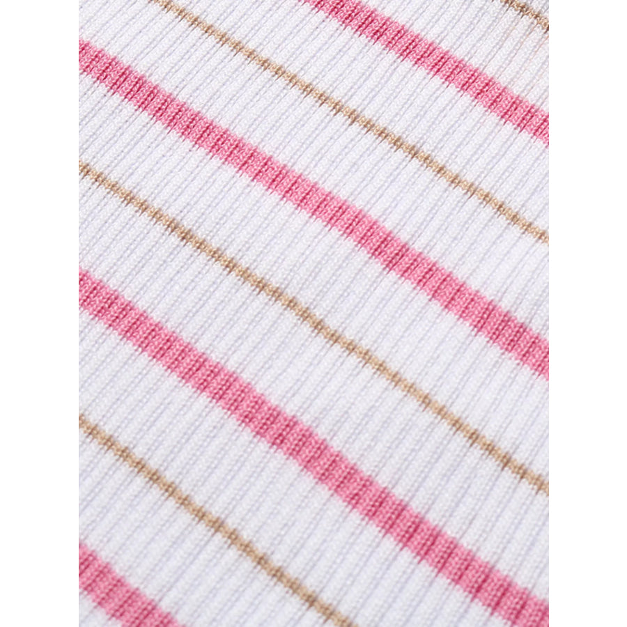 Striped Tube Top Apparel and Accessories