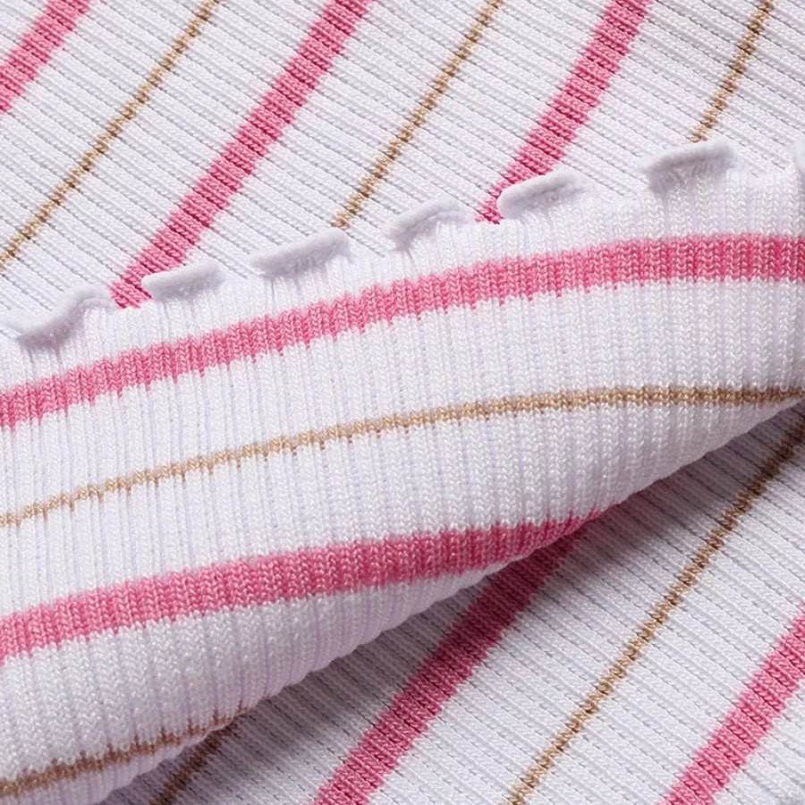 Striped Tube Top Apparel and Accessories