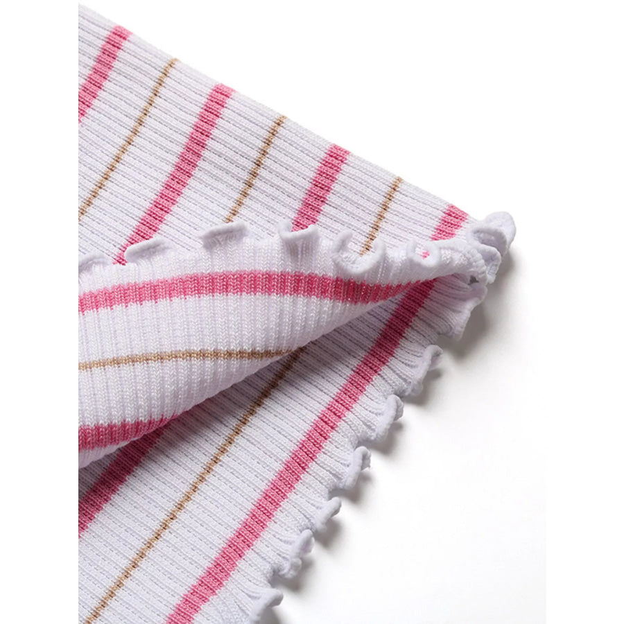 Striped Tube Top Apparel and Accessories