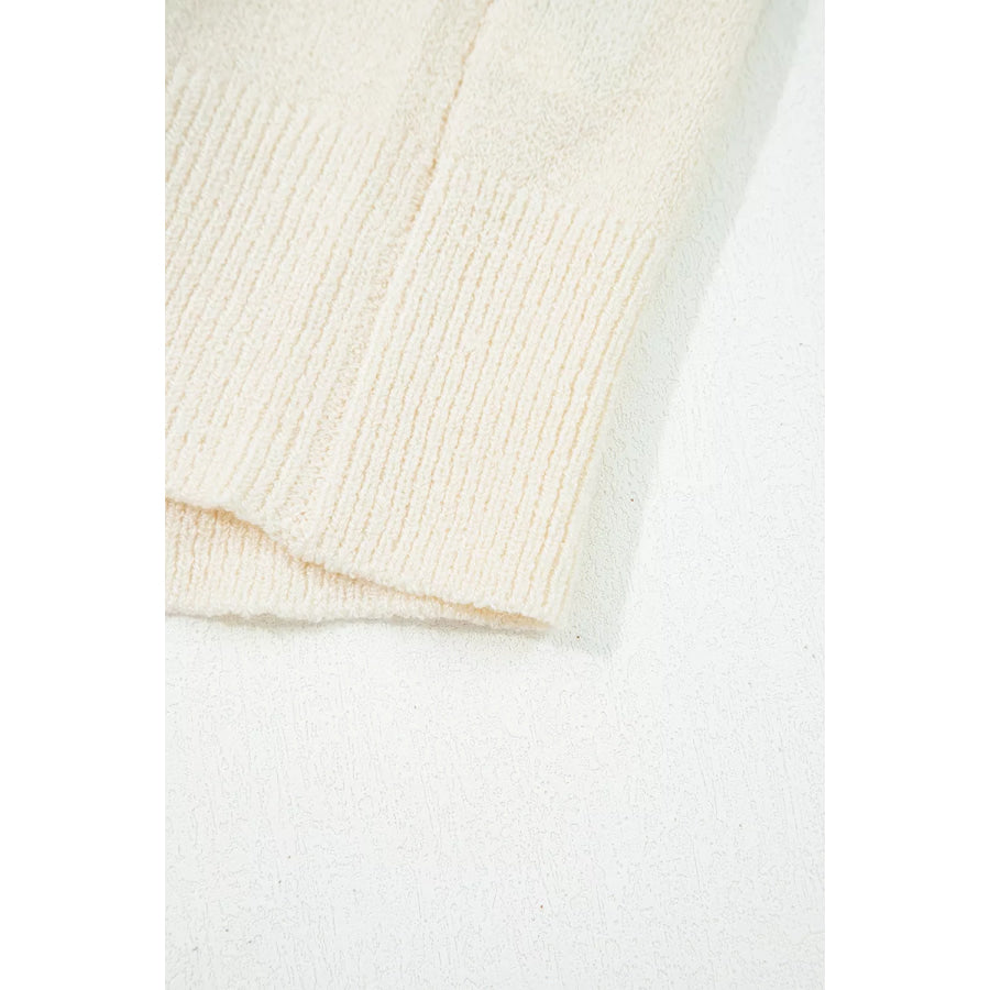 Striped V-Neck Button-Up Cardigan Apparel and Accessories