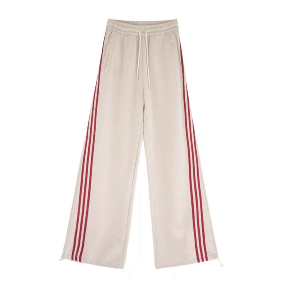 Striped Wide Leg Pants Apparel and Accessories