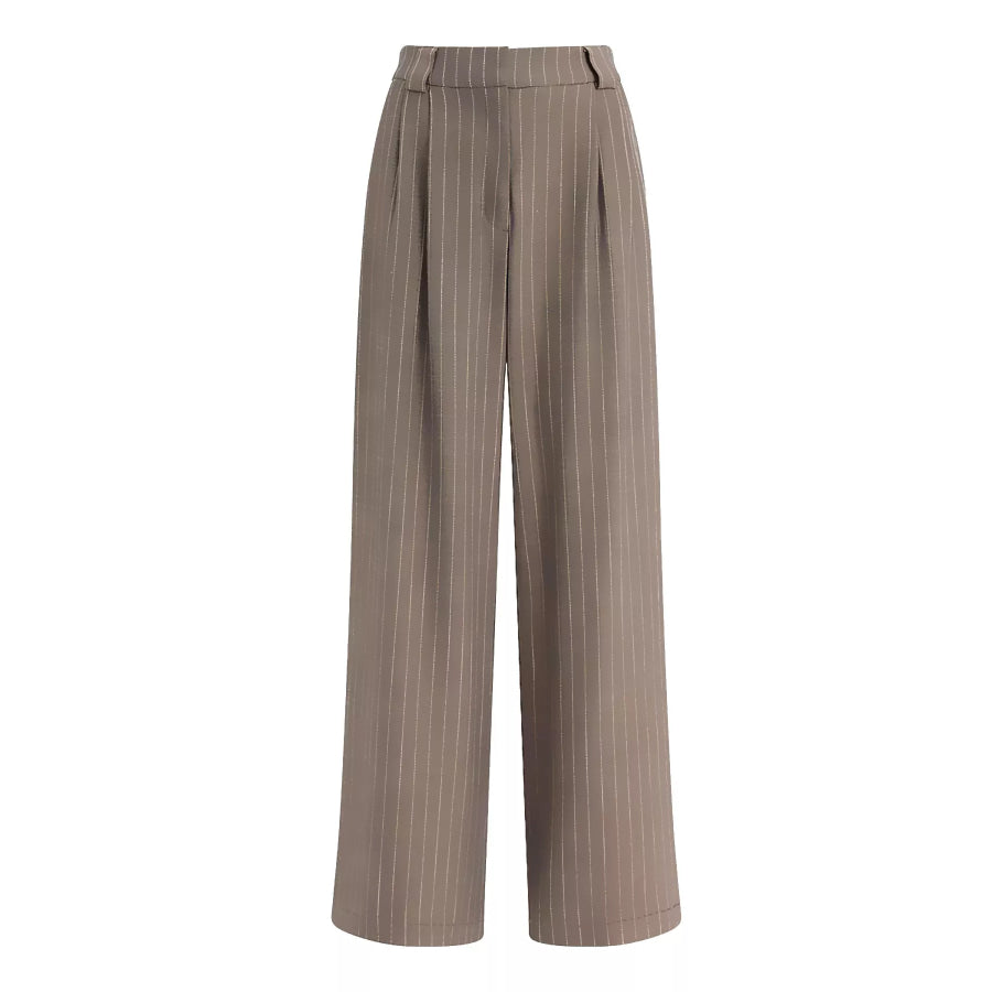 Striped Wide Leg Pants Apparel and Accessories