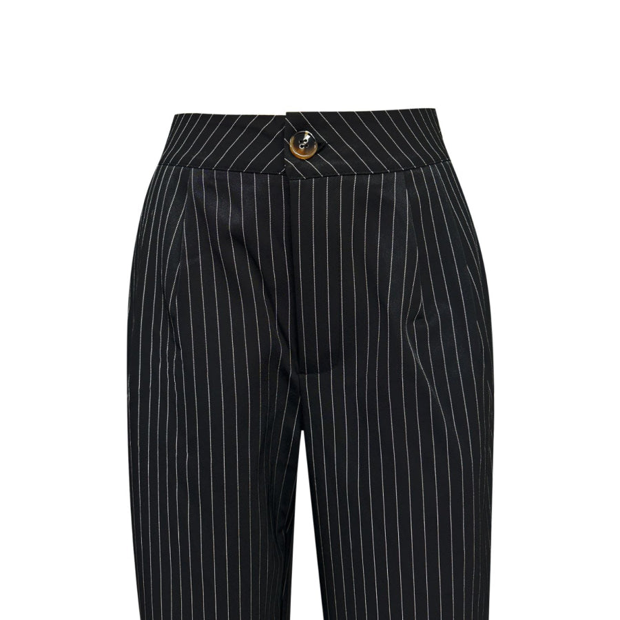 Striped Wide Leg Pants Apparel and Accessories