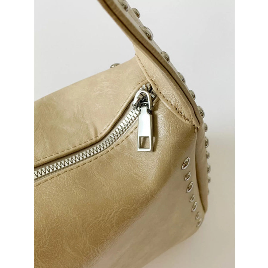 Studded Accent Shoulder Bag Apparel and Accessories