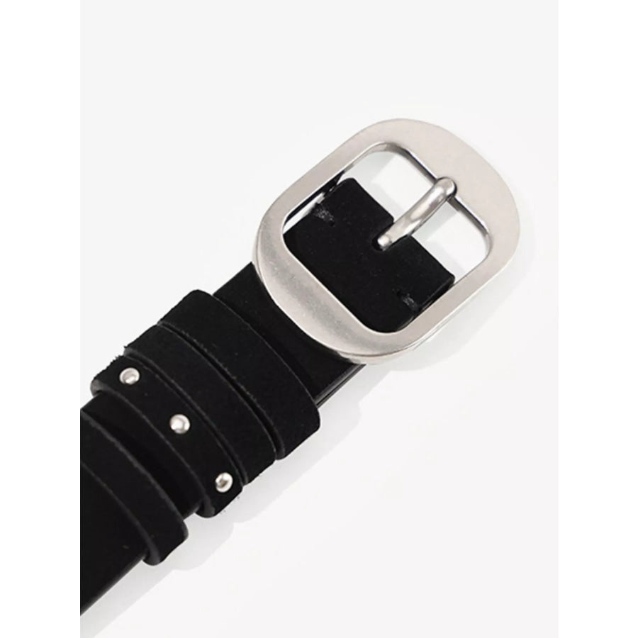 Studded Adjustable Belt Apparel and Accessories
