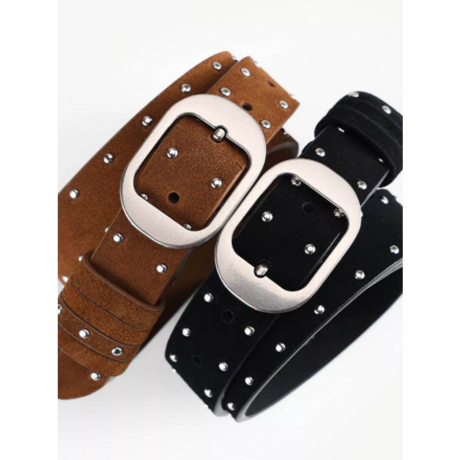 Studded Adjustable Belt Apparel and Accessories