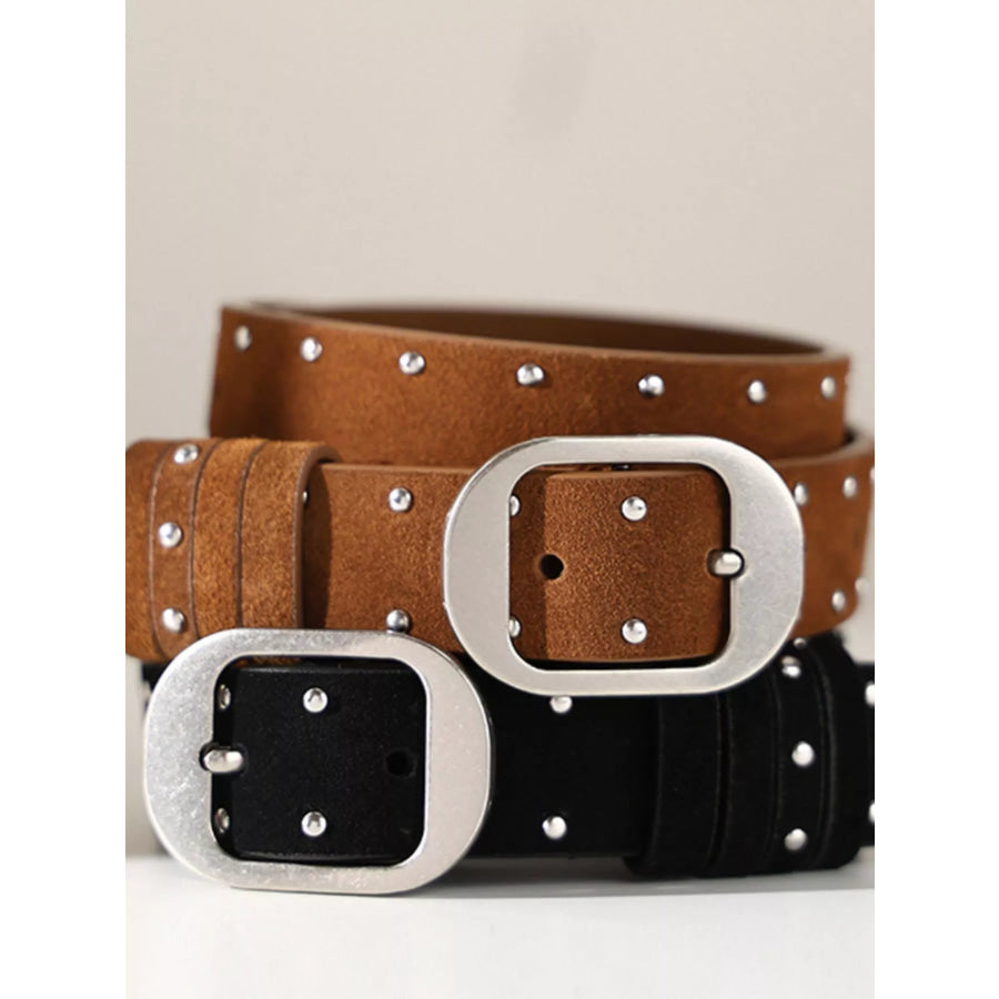 Studded Adjustable Belt Apparel and Accessories
