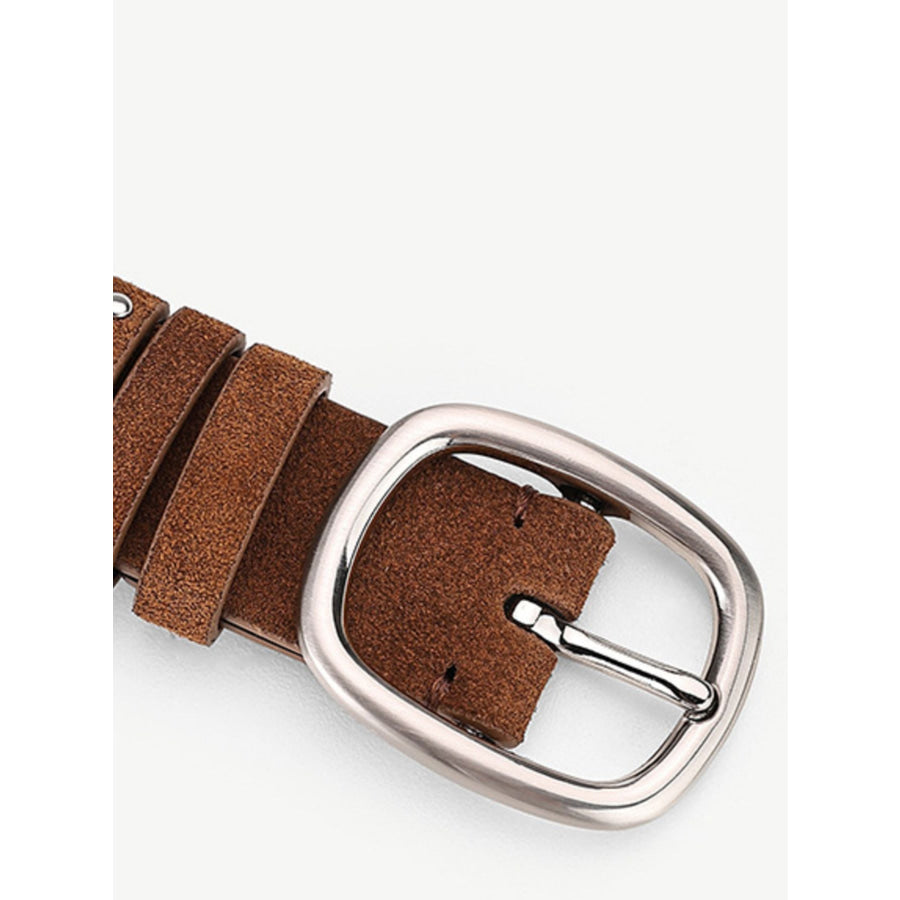 Studded Silver Buckle Belt Apparel and Accessories