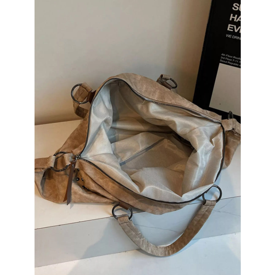 Studded Vintage-Style Handbag Apparel and Accessories