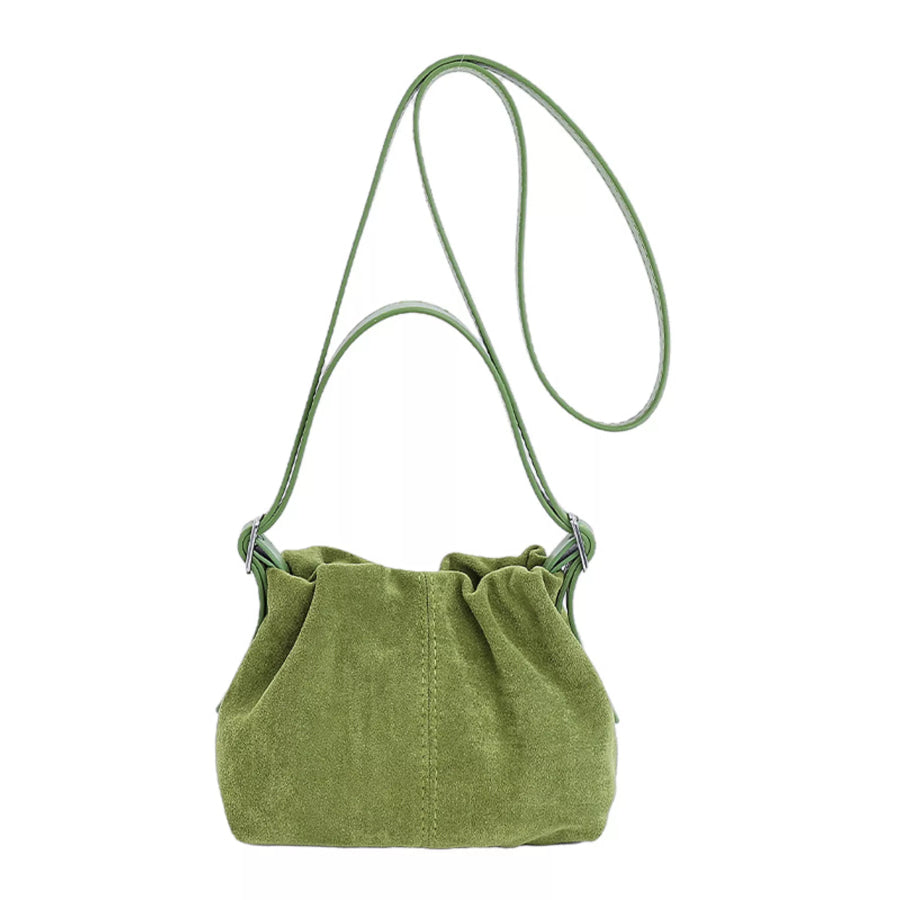Suede Adjustable Strap Crossbody Bag Apparel and Accessories