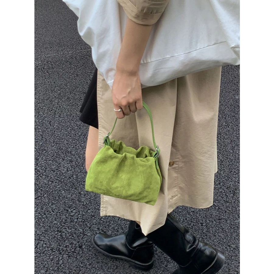Suede Adjustable Strap Crossbody Bag Apparel and Accessories