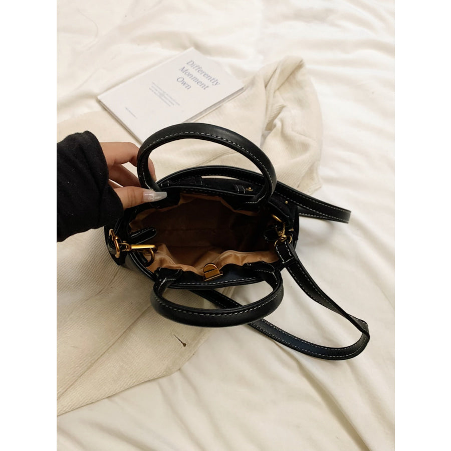 Suede Adjustable Strap Double-Use Handbag Apparel and Accessories