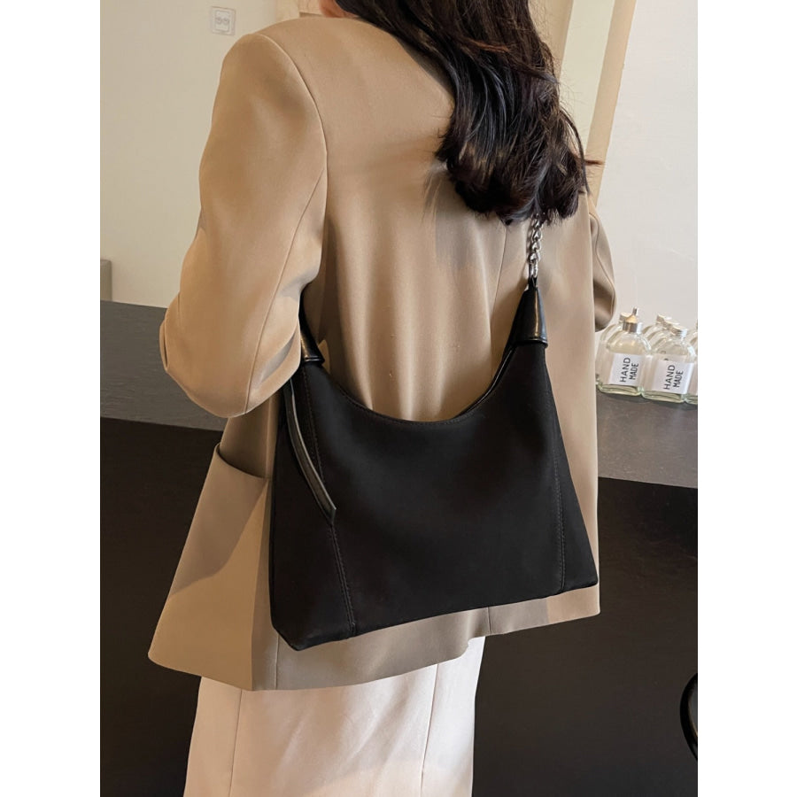 Suede Adjustable Strap Shoulder Bag Apparel and Accessories