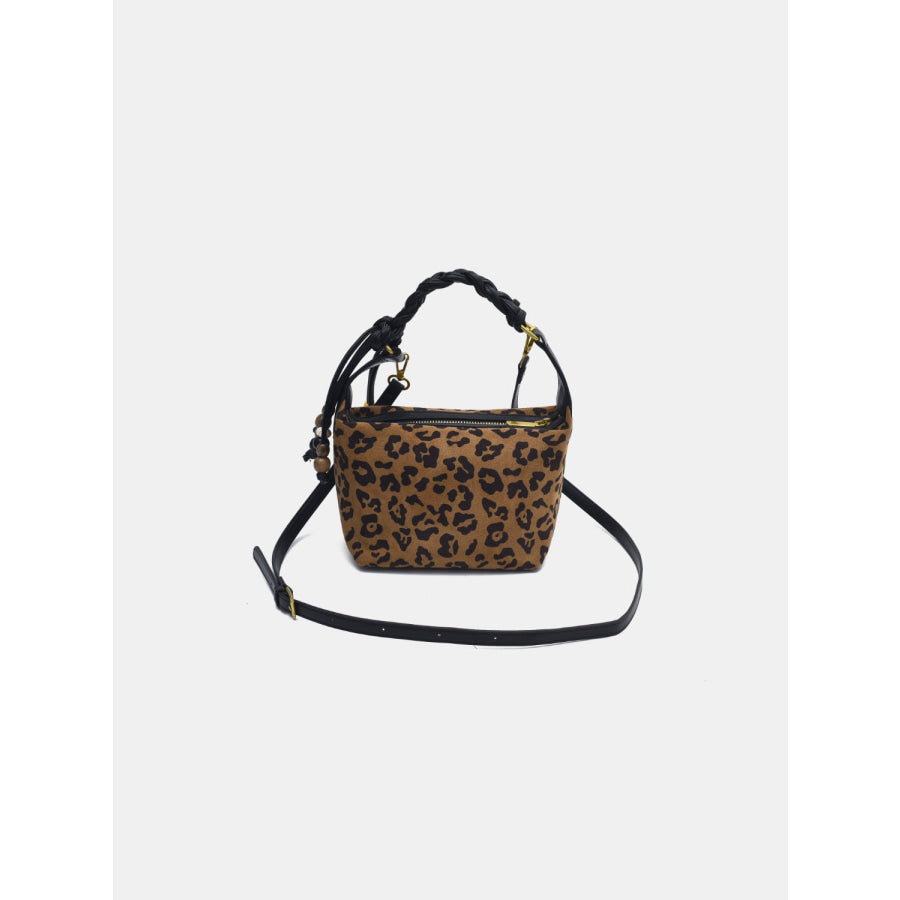 Suede Adjustable Strap Shoulder Bag Apparel and Accessories