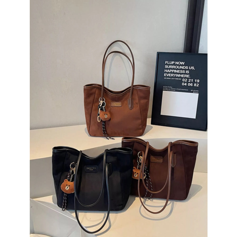 Suede Casual Tote Bag Apparel and Accessories