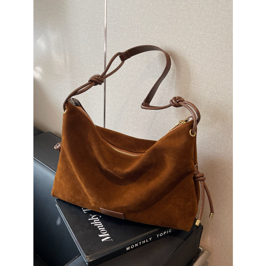 Suede Large Shoulder Bag Apparel and Accessories