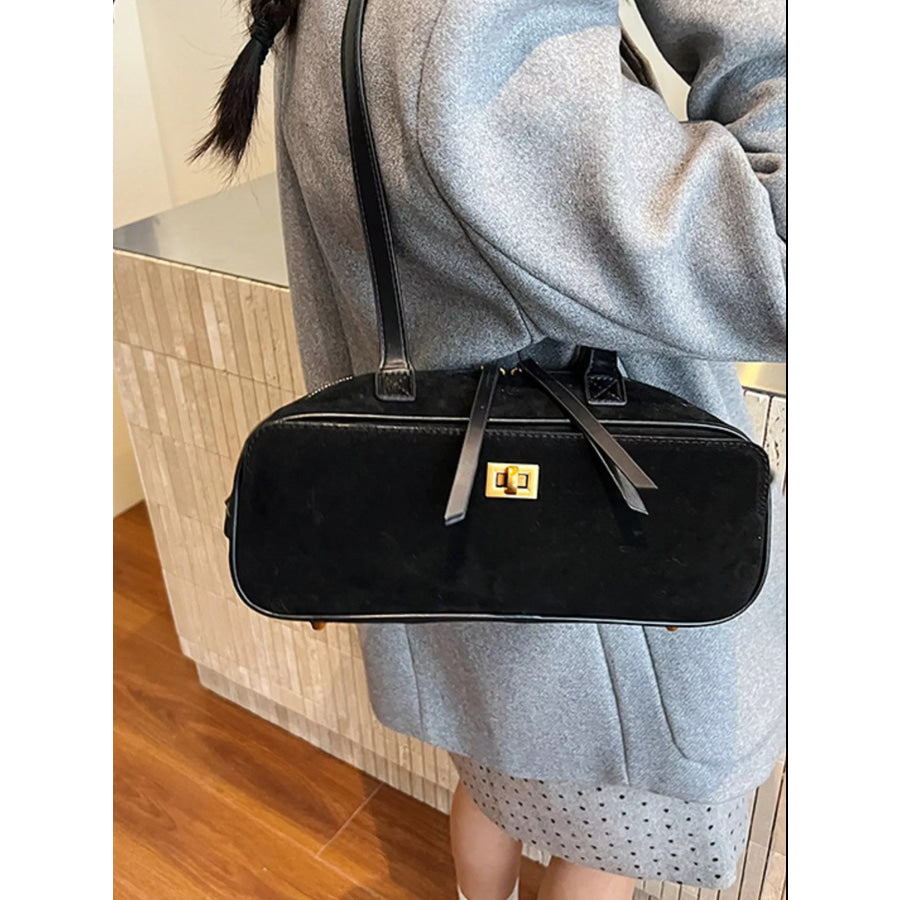 Suede Leather Shoulder Bag Apparel and Accessories