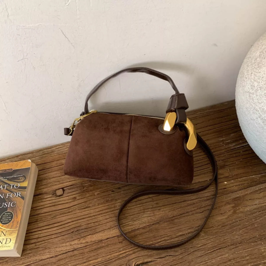 Suede Mini Crossbody Bag Apparel and Accessories