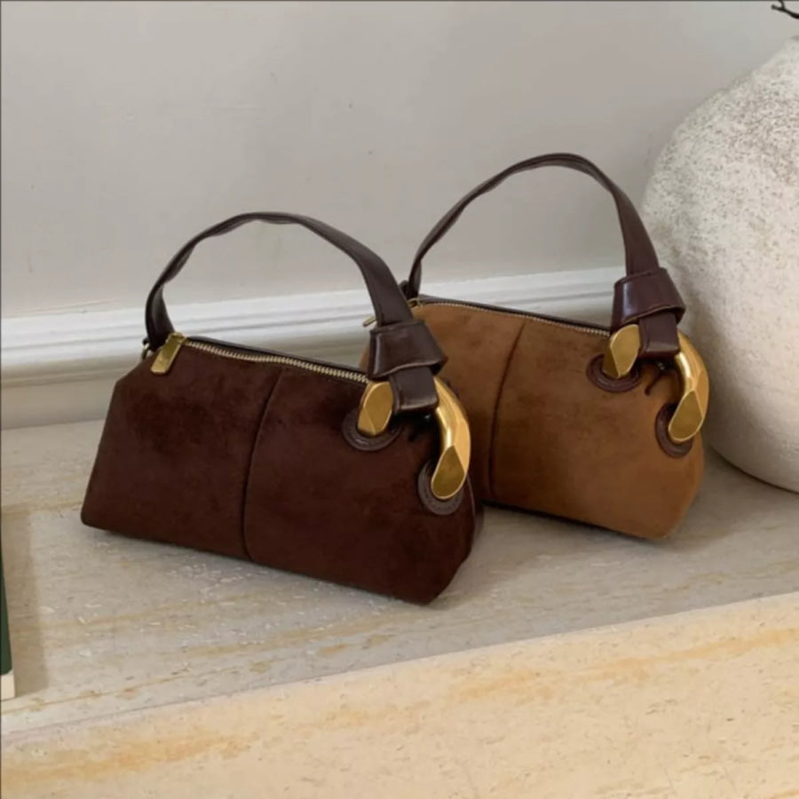 Suede Mini Crossbody Bag Apparel and Accessories