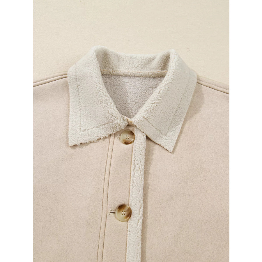 Suede Sherpa Lined Western Loose Jacket Apparel and Accessories