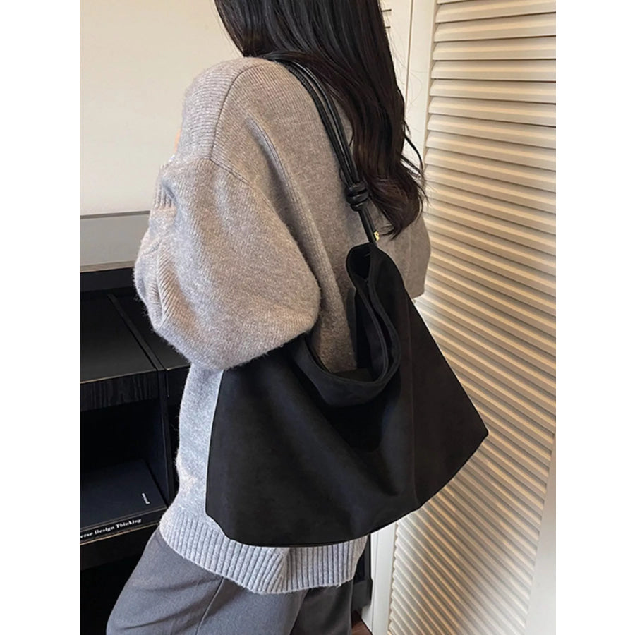 Suede Slouchy Shoulder Bag Apparel and Accessories