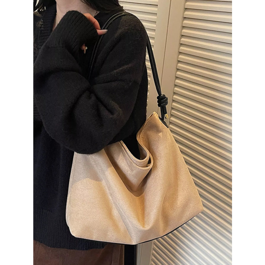 Suede Slouchy Shoulder Bag Apparel and Accessories