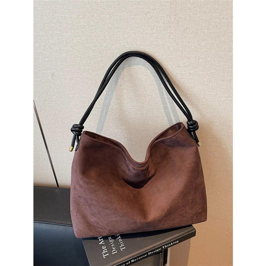 Suede Slouchy Shoulder Bag Apparel and Accessories