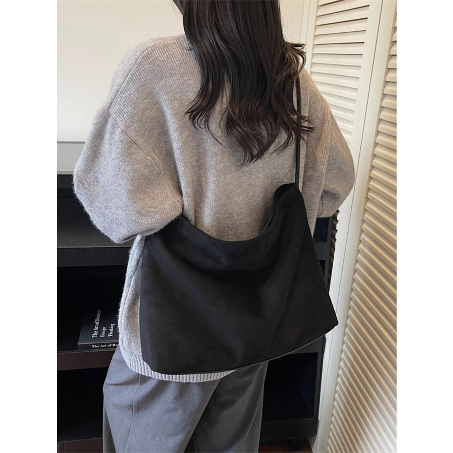 Suede Slouchy Shoulder Bag Apparel and Accessories