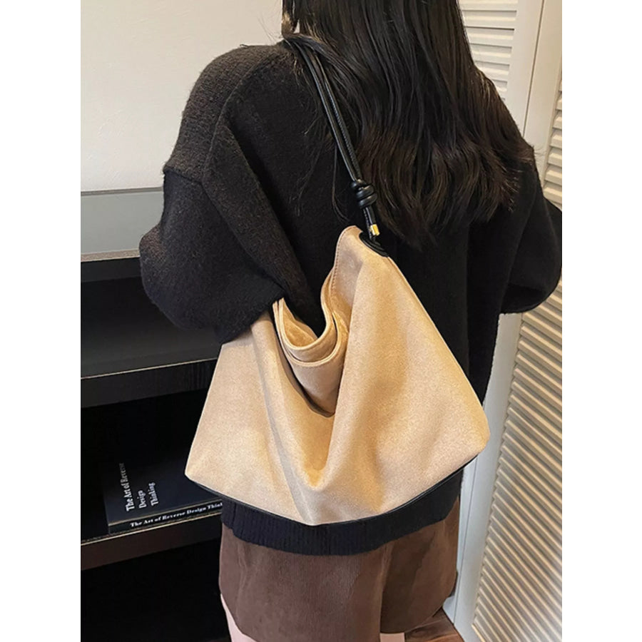 Suede Slouchy Shoulder Bag Apparel and Accessories